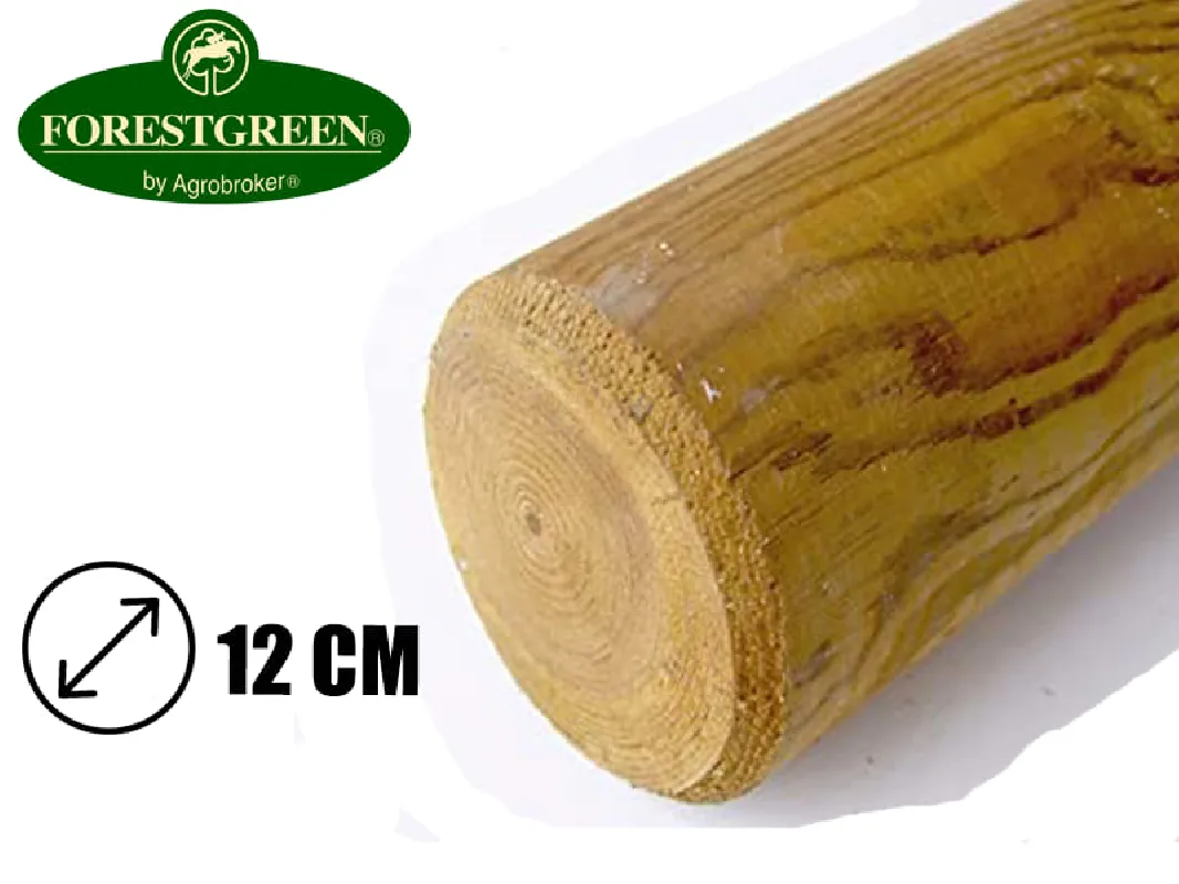 Postes  Torneados  sin  punta  300 Ø  12  cm