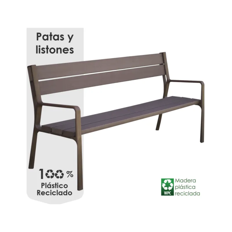 BANCO NATUR PLÁSTICO RECICLADO