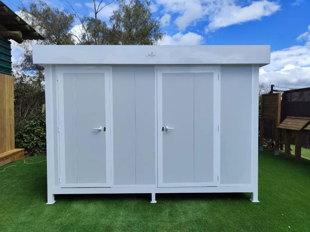 ASEO PORTÁTIL DE ALUMINIO