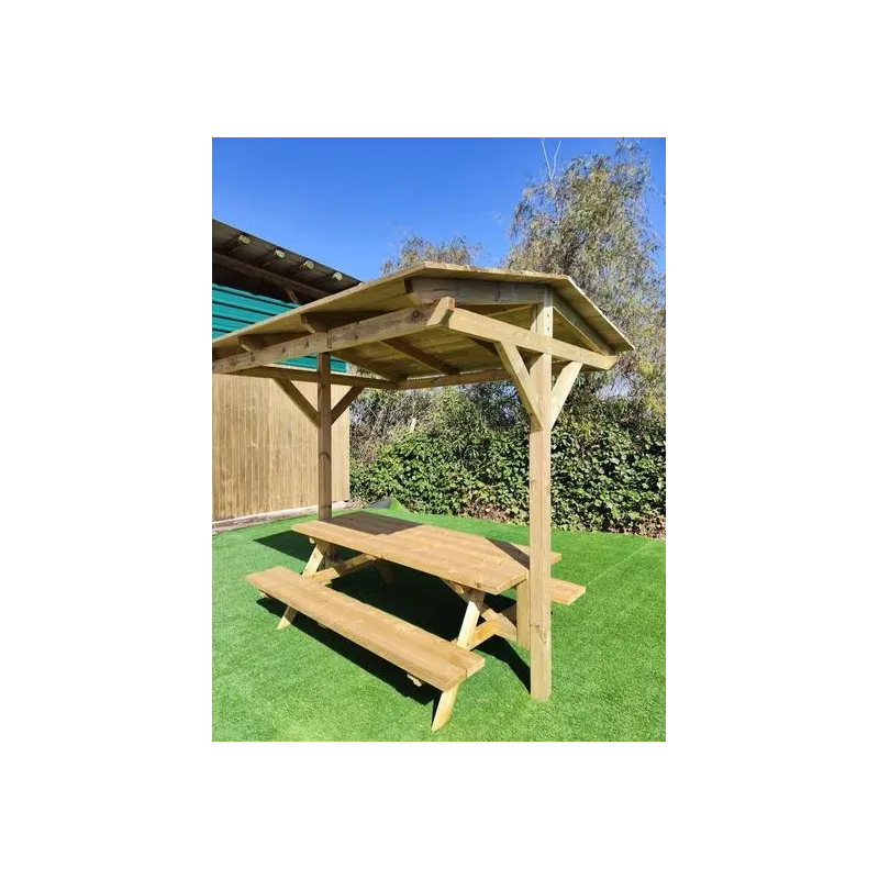 MESA PICNIC EXTRA CON TEJADILLO