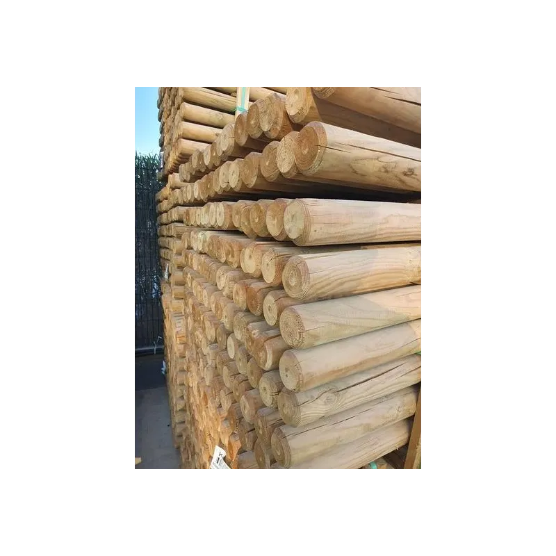 TUTORES  PINO  2M  8CM  DIAMETRO