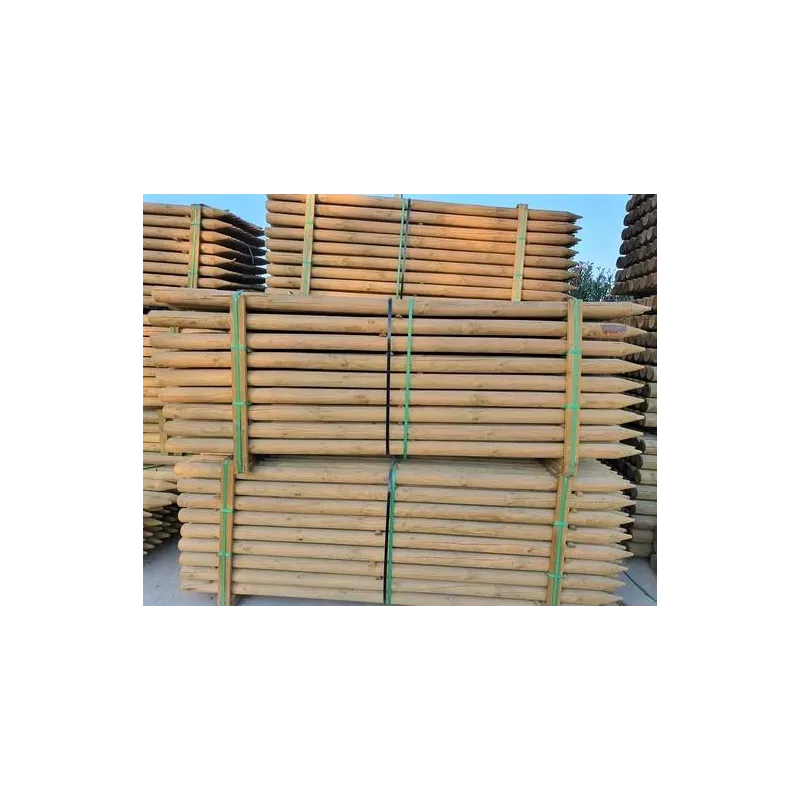 PALET  TUTORES  PINO  2,5  M  8  CM  DIAMETRO