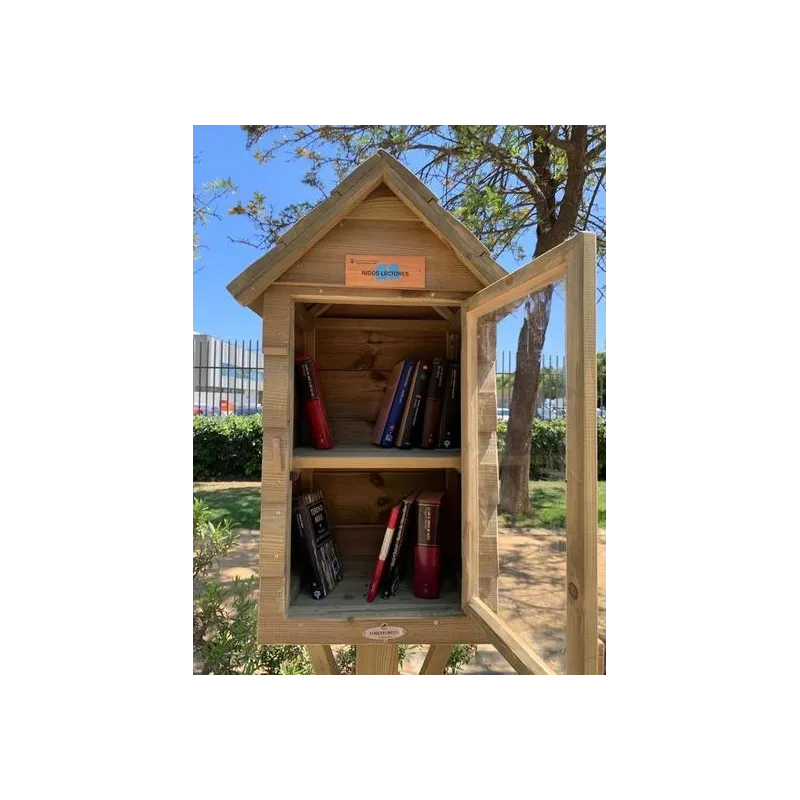 BUZÓN LIBRERÍA CON CUBIERTA A DOS AGUAS