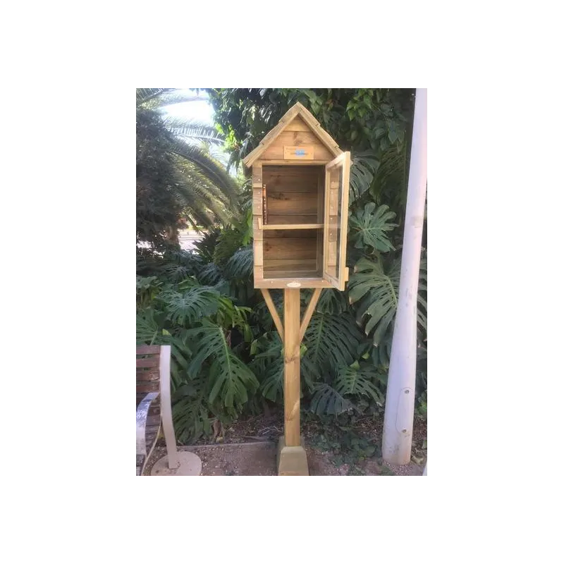 BUZÓN LIBRERÍA CON CUBIERTA A DOS AGUAS