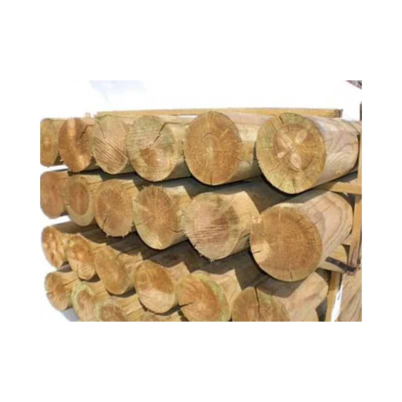 POSTES PINO 6 MTS  Ø16 CMS TORNEADOS SIN PUNTA  (PALET 15 UNDS.)
