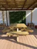 MESA DE PICNIC CUADRADA