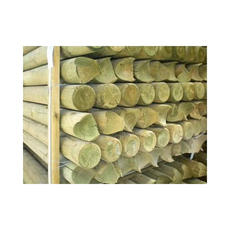 Palet  postes  torneados  150  x  12  cm  diam.  Media  Luna  10  cm  Ø