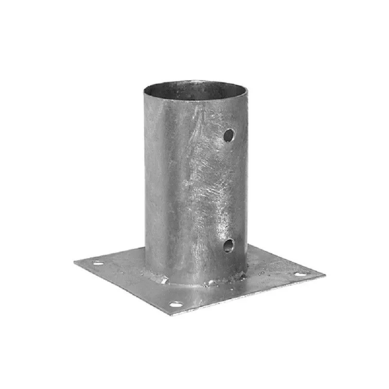 soporte para poste redondo 8 cm