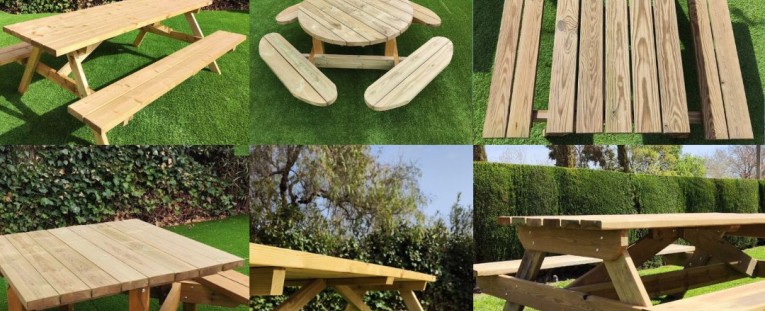 Mesas de Picnic para Colegios y Universidades | Madera Tratada y Sostenible