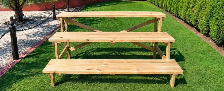 Gradas para eventos: cómo elegir una solución práctica, resistente y adaptable al exterior